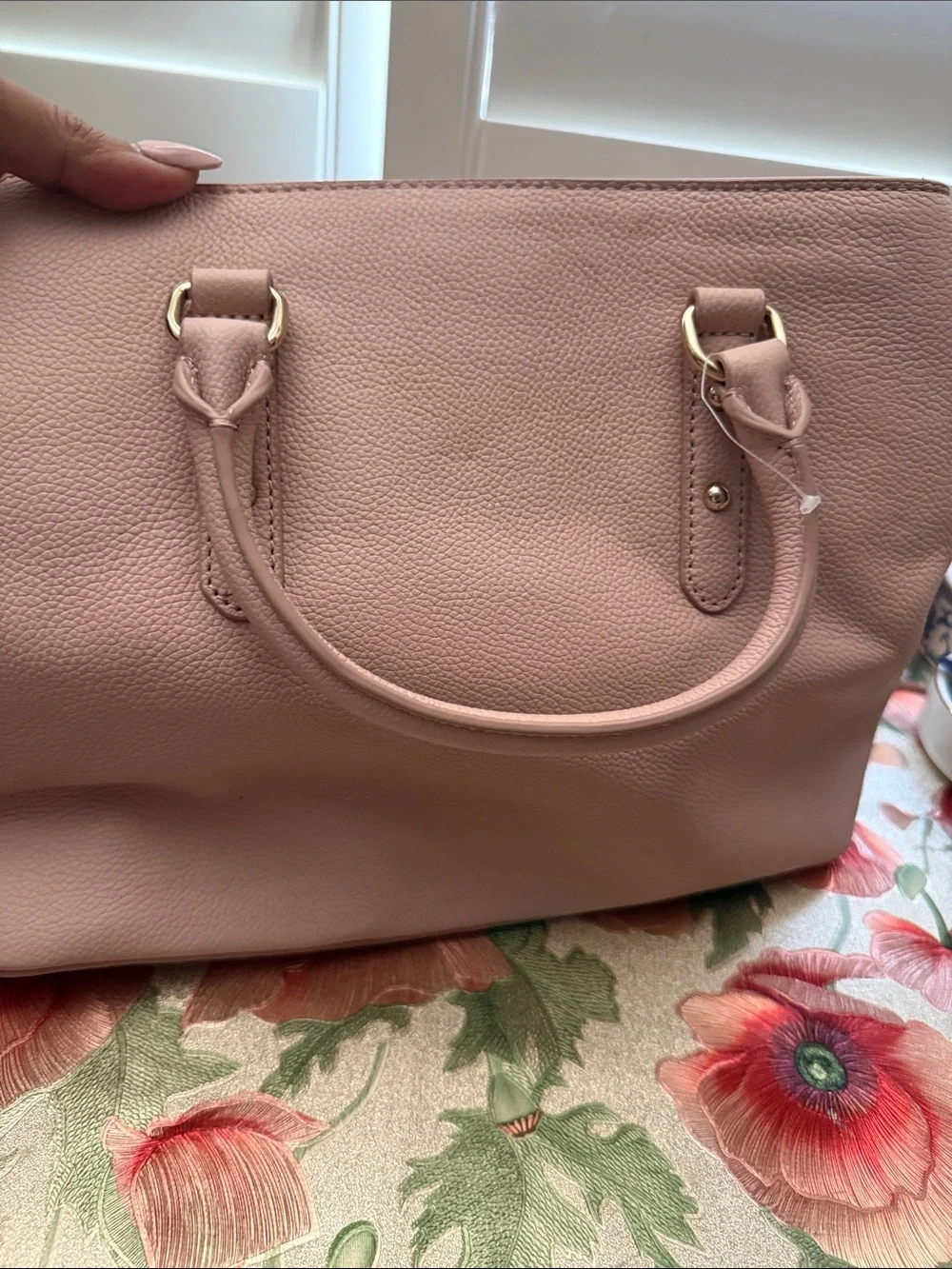 kate spade Dusty Pink Pebbled Leather Tote - Picture 3 of 3